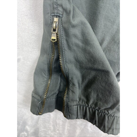 Sonoma Over the Belly Utility Jogger Maternity Pants Zip Hem Gray Size Large NEW - Picture 11 of 12